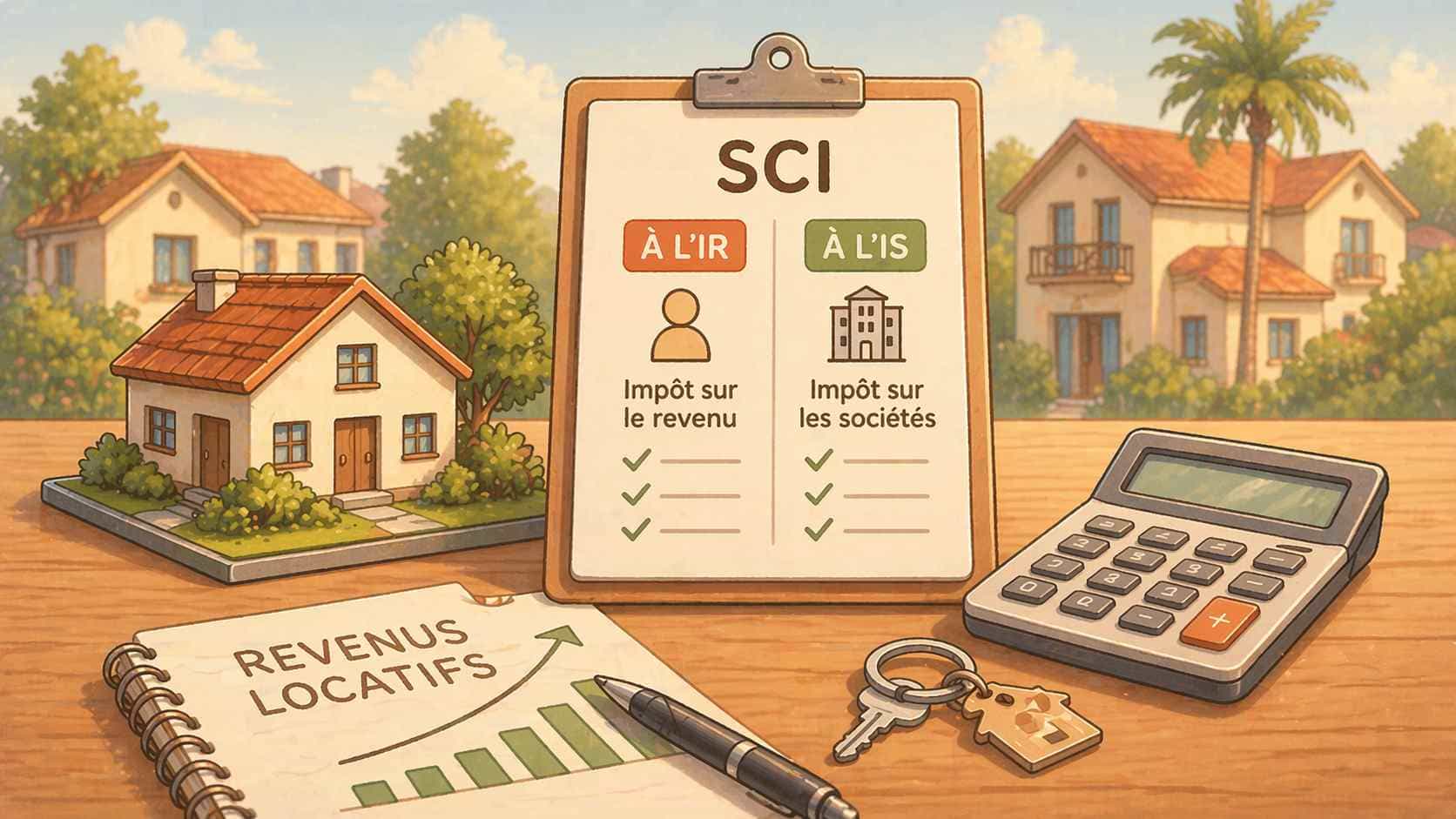 SCI à l'IR ou à l'IS : quelle structure fiscale maximise vraiment vos revenus locatifs ?